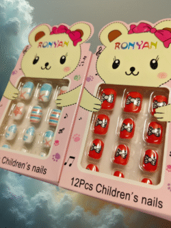 Artificial Nails (Multi Colors & Designs)