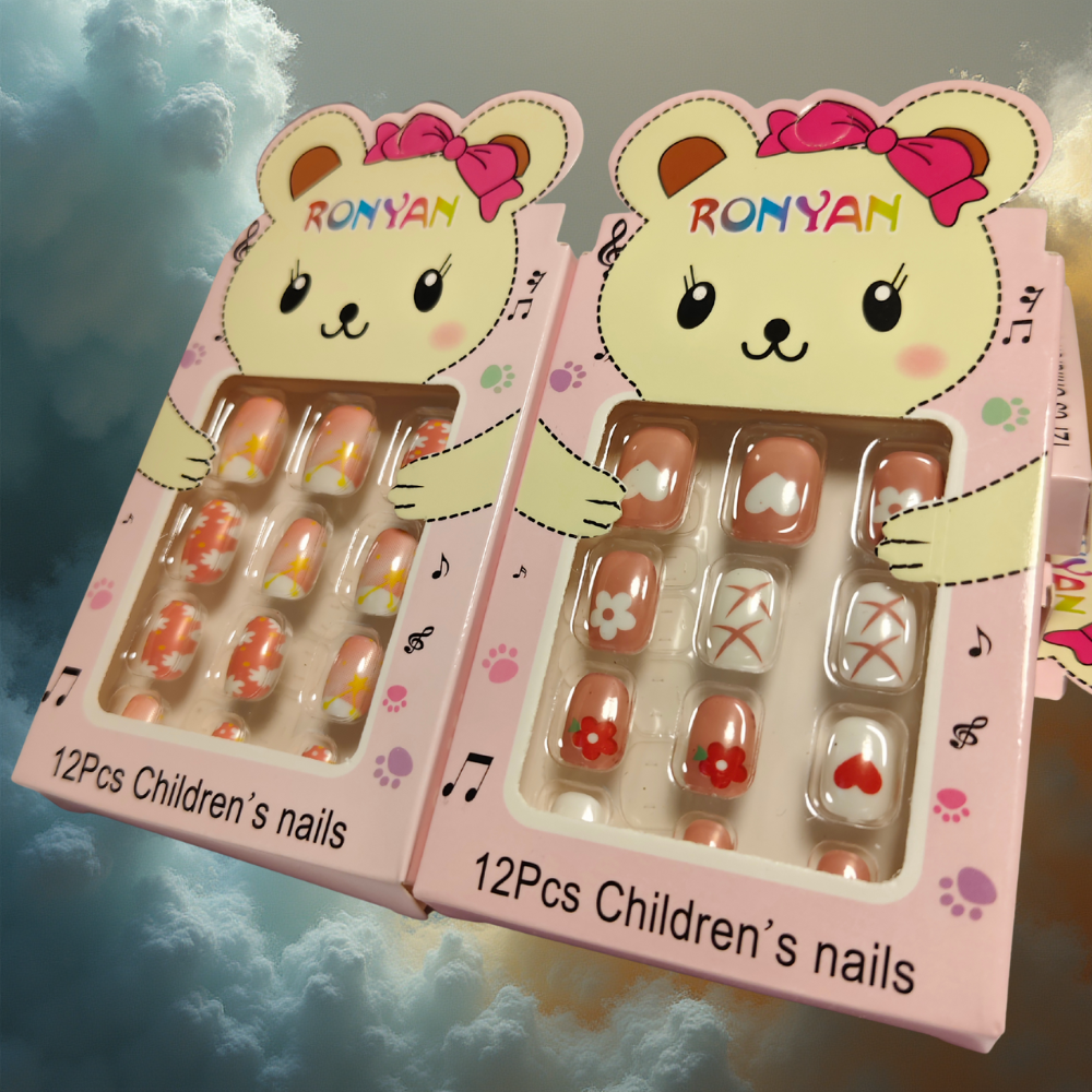 Artificial Nails (Multi Colors & Designs) - Image 2