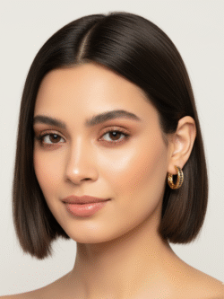 Crystal Huggie Hoop Set with Colored CZ Stones (3-Pair Multi-Pack)