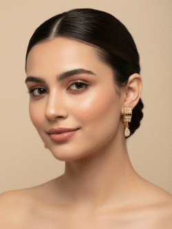 Drop Earrings with Micro-Pave Teardrop