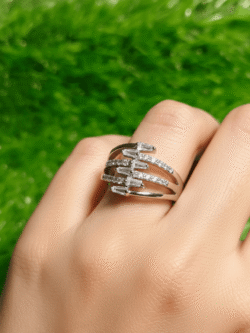 Modern Multi-Band Cocktail Ring