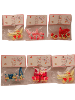 Vibrant Butterfly Snap Hair Clip Set – 3 Piece Colorful Accessory Packs