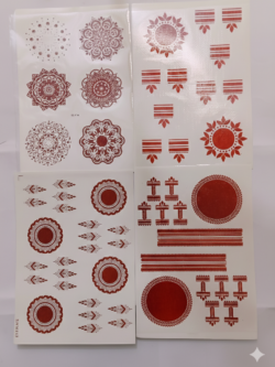 Premium Henna Stencils - Intricate Mehndi Design Sheets for Hands & Body