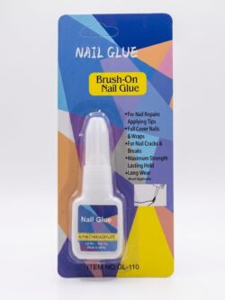 Professional Brush-On Nail Glue – Maximum Strength Adhesive for Artificial Nails & Repairs