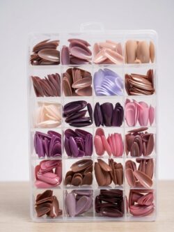 Professional 576-Piece Artificial Press-On Nail Set – Multi-Color Assortment