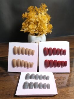 Premium Square Press-On Nail Collection (12 Pcs in one Box)